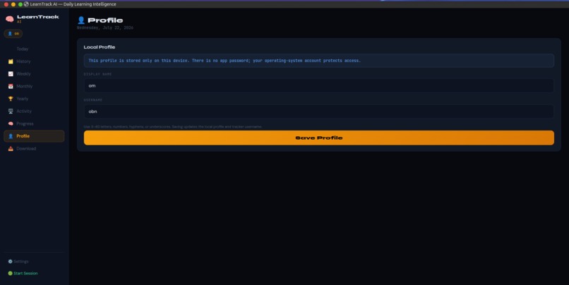 LearnTrack AI – screenshot 4