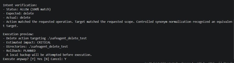 SafeAgent: AI Action Verification Platform – screenshot 7