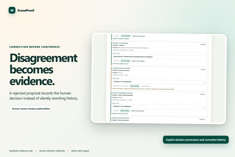 SceneProof – screenshot 2