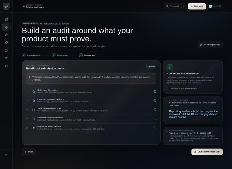 BuildProof – screenshot 2