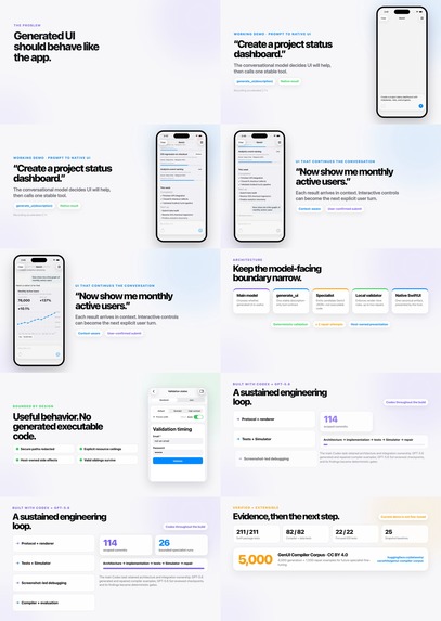 GenUI – screenshot 2