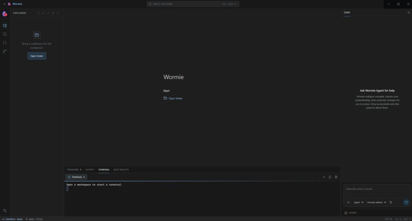 Wormie IDE – screenshot 4