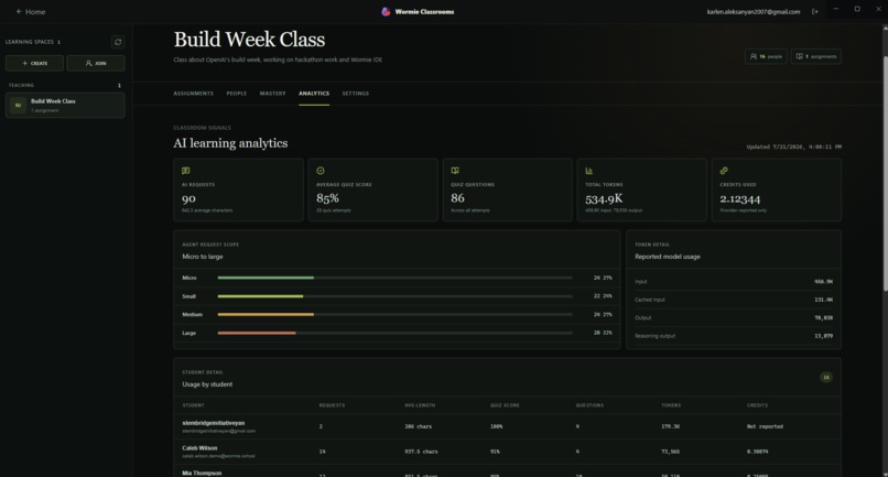 Wormie IDE – screenshot 7