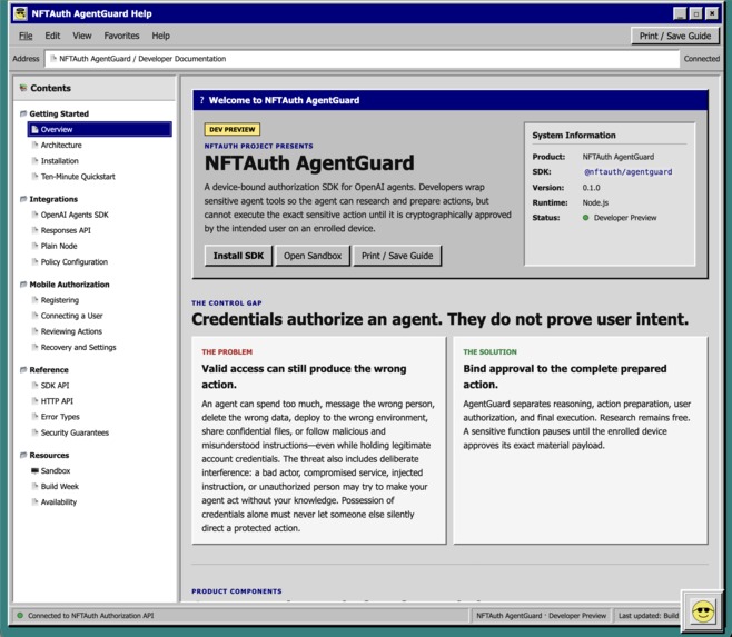 NFTAuth AgentGuard – screenshot 2