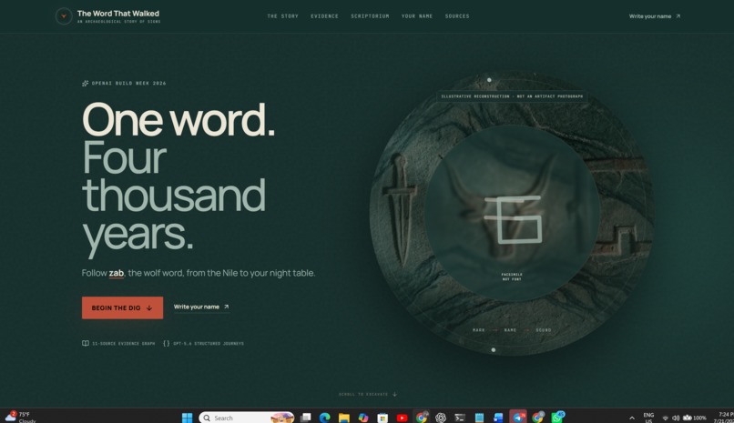 The Word That Walked – screenshot 1