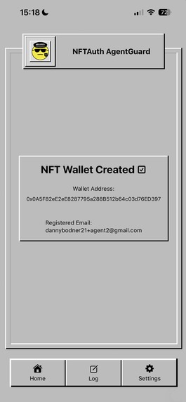 NFTAuth AgentGuard – screenshot 4