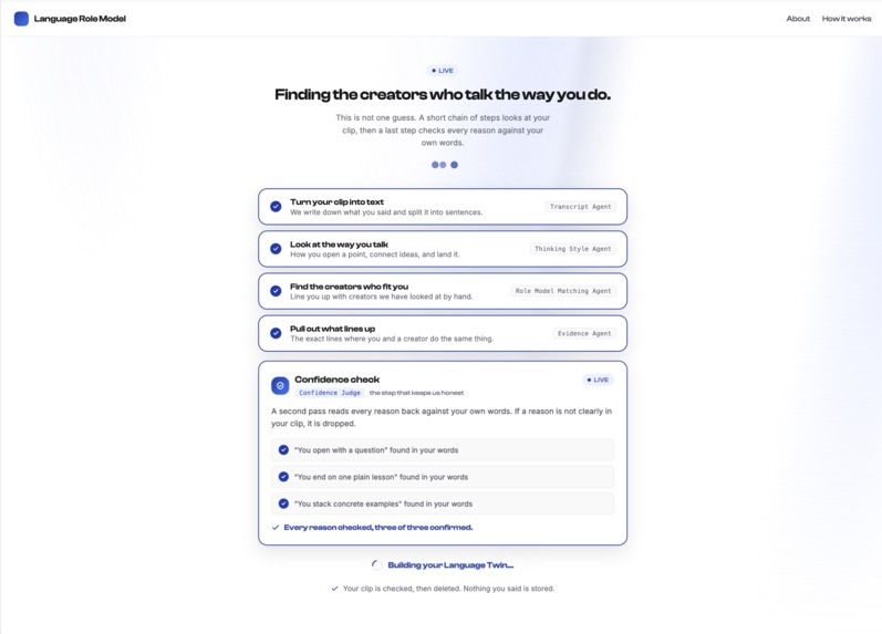 Find Your Language Role Model – screenshot 6