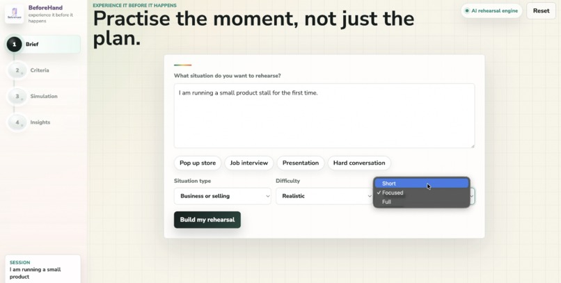 BeforeHand – screenshot 4