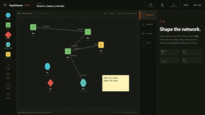 TopoDrawer – screenshot 3