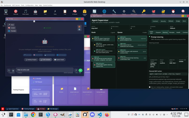 Neurosymbolic AI Operating System + MCP++ protocol – screenshot 2