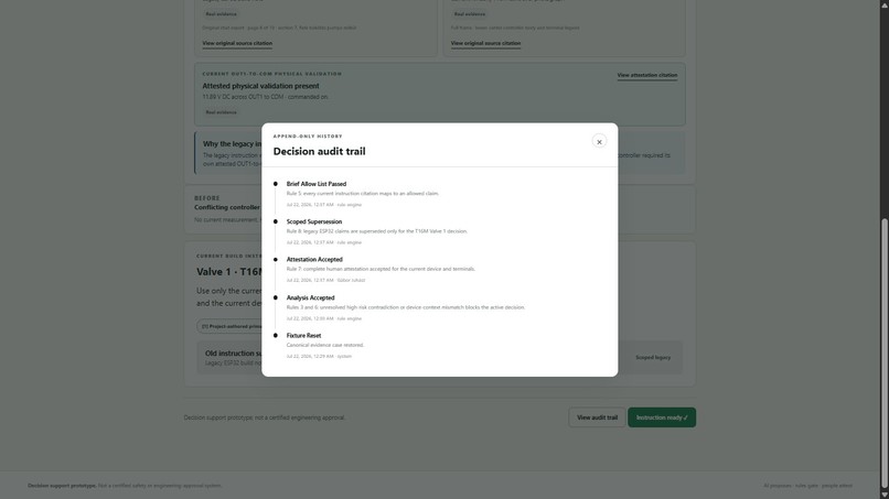 Evidence Gate – screenshot 1