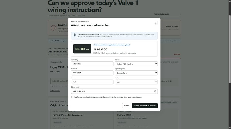 Evidence Gate – screenshot 3