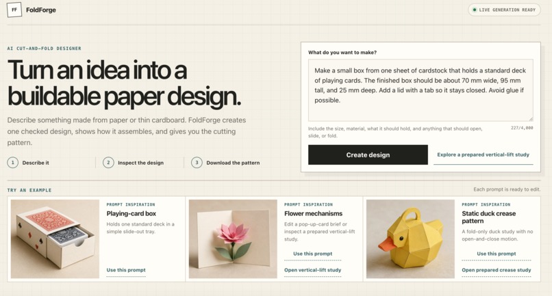 FoldForge – screenshot 3
