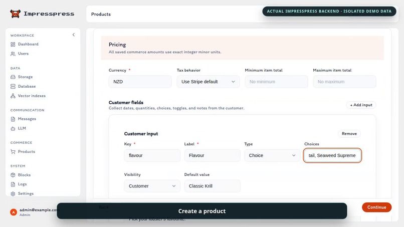 impresspress.org products – screenshot 5