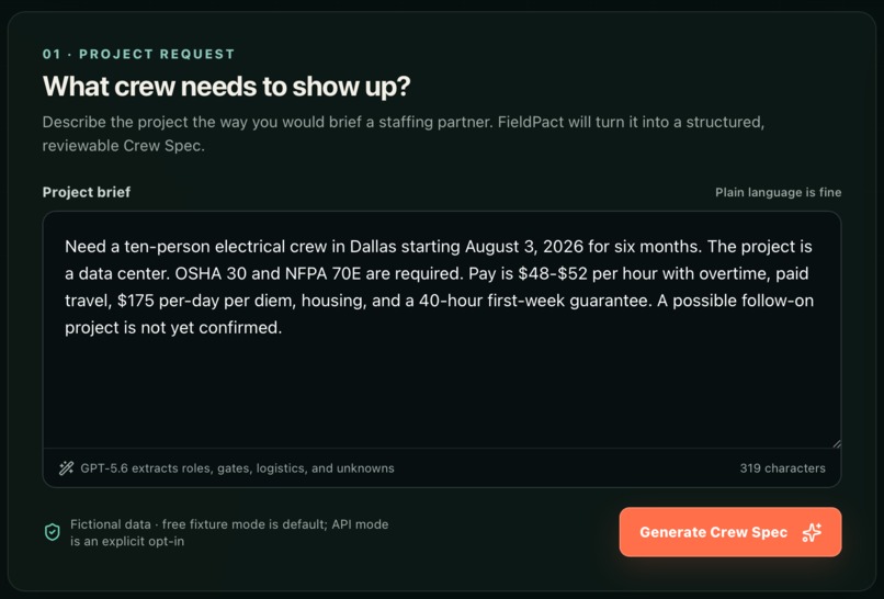FieldPact – screenshot 1