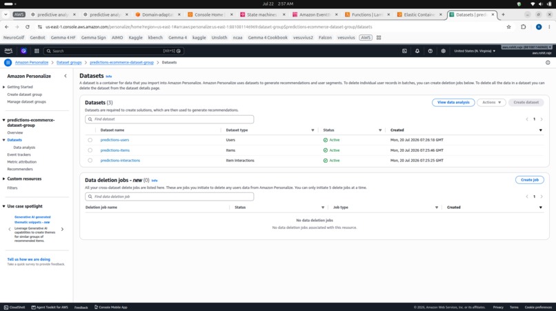 Codex built/deployed Recommendation system on AWS – screenshot 7