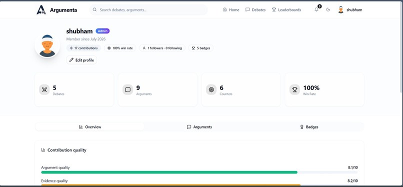Argumenta – screenshot 3