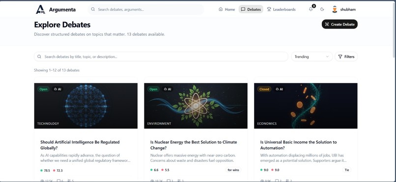 Argumenta – screenshot 2