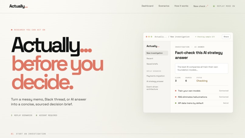 Actually – screenshot 2