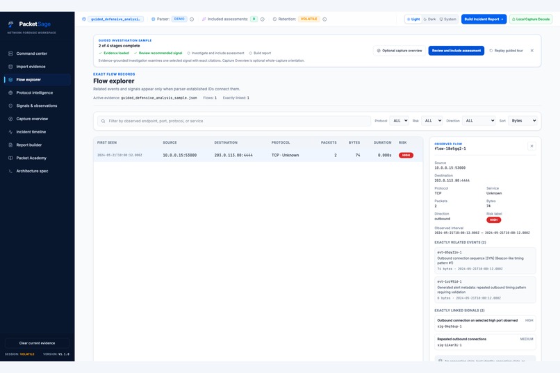 PacketSage – screenshot 1
