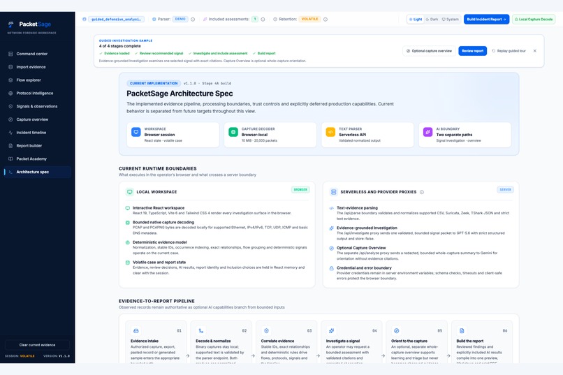 PacketSage – screenshot 2