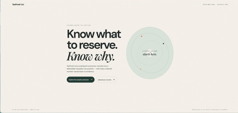 TaxProof Solo – screenshot 6