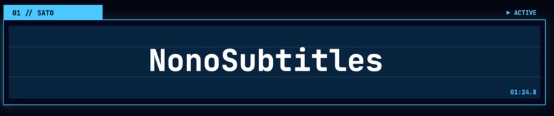NonoSubtitles – screenshot 3