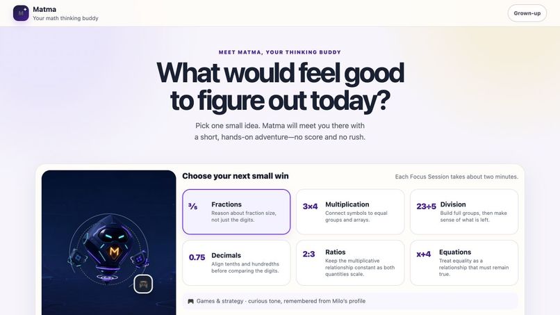Matma – screenshot 2