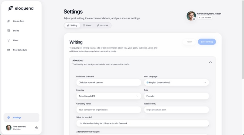Eloquend – screenshot 5