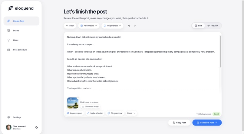 Eloquend – screenshot 7