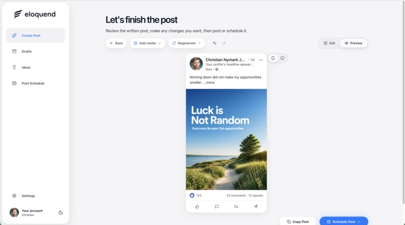 Eloquend – screenshot 9