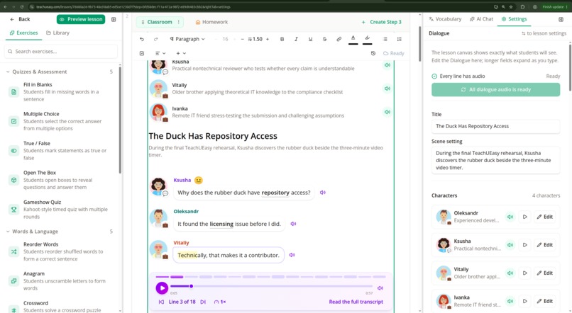 TeachUEasy – screenshot 1