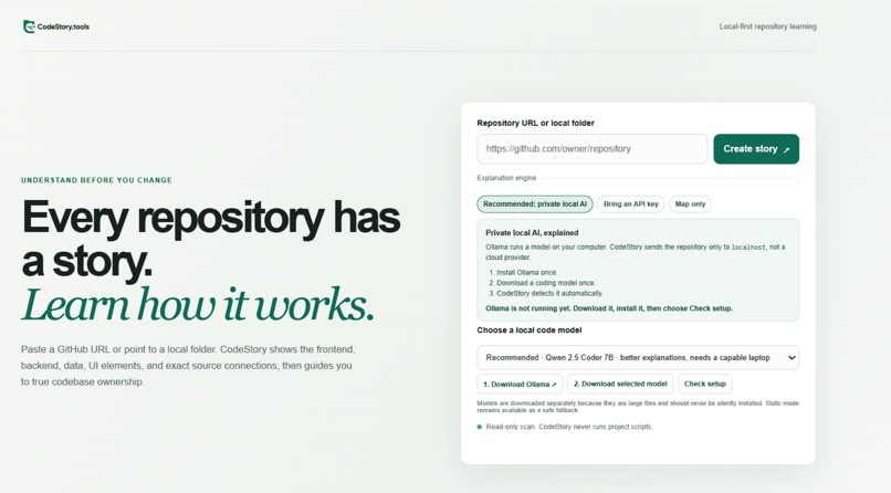 CodeStory.tools  – screenshot 3