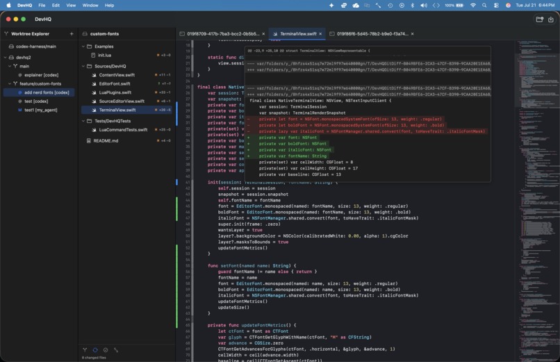 DevHQ – screenshot 2