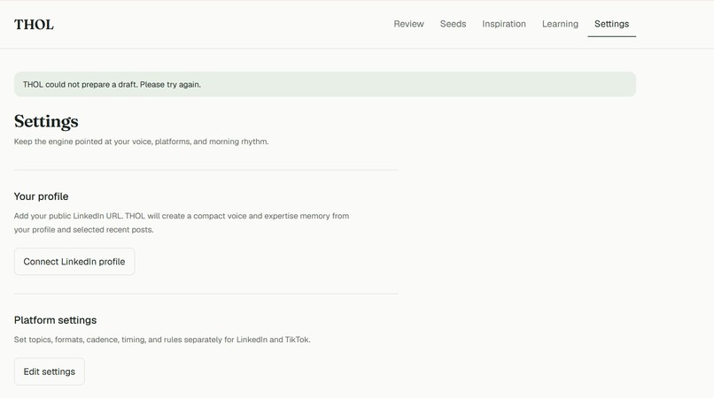 THOL – screenshot 1