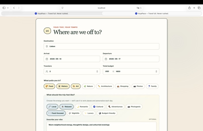 VoyaPace – screenshot 4