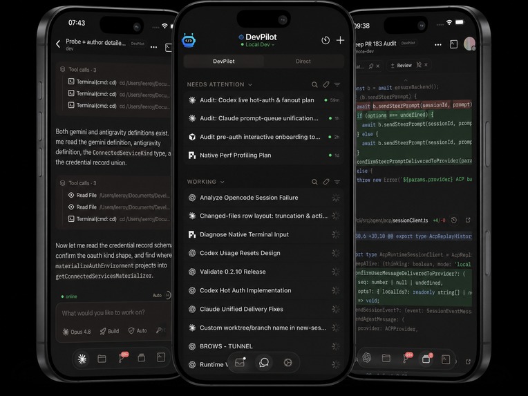 DevPilot – screenshot 2