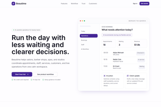 Beautime: AI Beauty Operations Platform