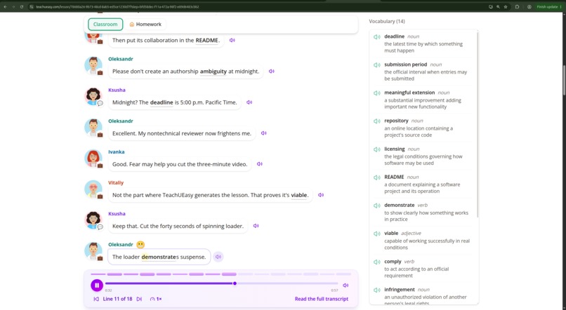 TeachUEasy – screenshot 3