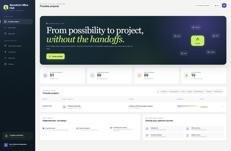 NoonArch Office Hub – screenshot 1