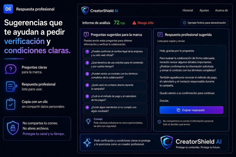CreatorShield AI – screenshot 5