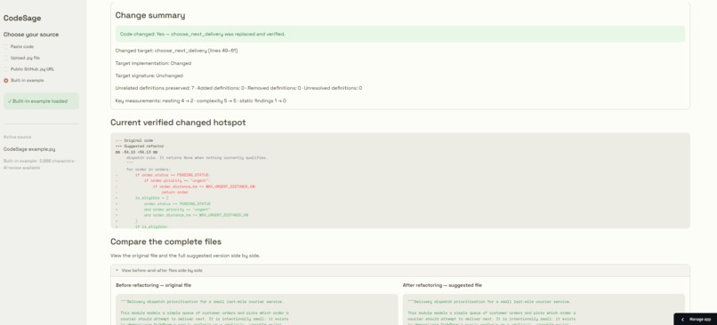 CodeSage – screenshot 3