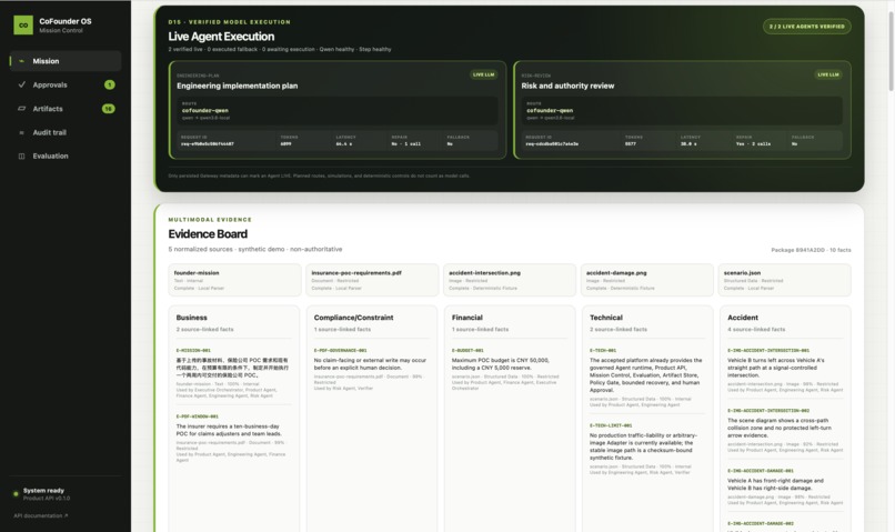 Co-founder OS — Founder Mission Control – screenshot 6