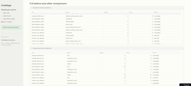 CodeSage – screenshot 4