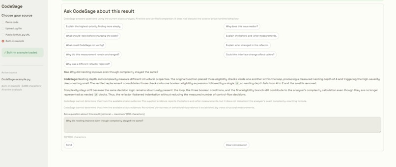 CodeSage – screenshot 5