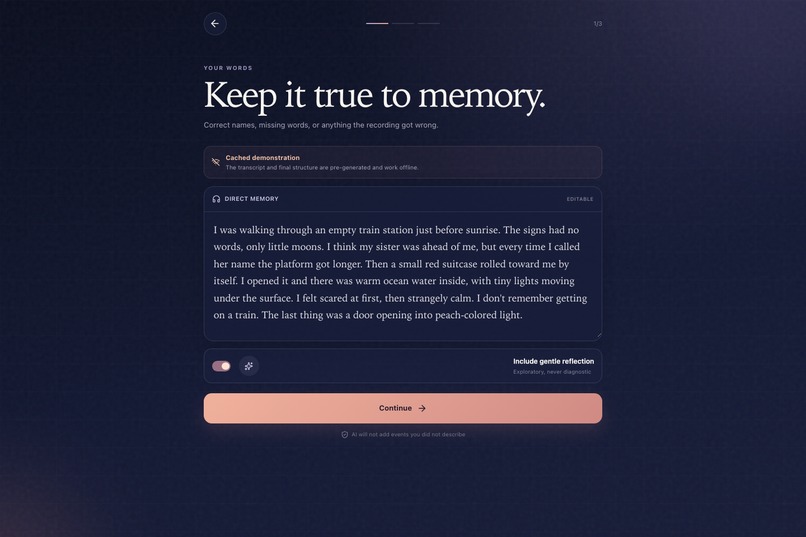 DreamTrace – screenshot 2