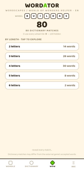 Wordator – screenshot 4