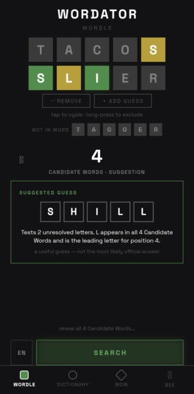 Wordator – screenshot 5