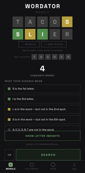 Wordator – screenshot 7
