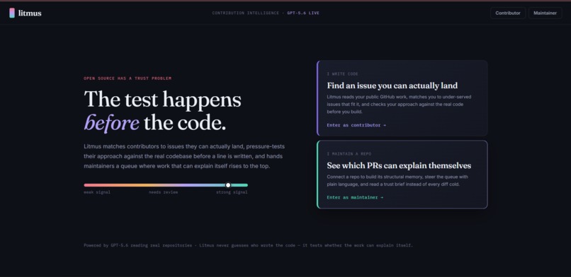 Litmus – screenshot 1